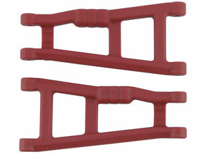 Rear A-Arms, for Traxxas Elec. Stampede 2wd, & Rustler, Red