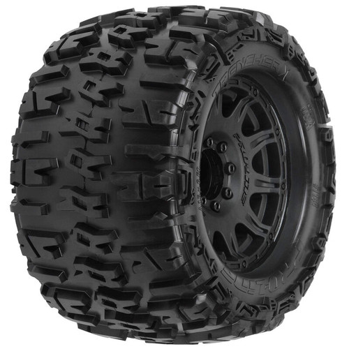 Trencher X MX38 3.8" Tire w/Raid 8x32 Wheels (Black) (2) (M2) w/Removable Hex