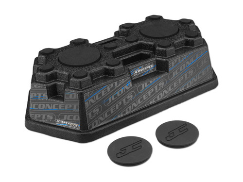 Finnisher Car Stand Matte Black w/Pads/Logo