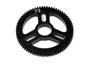 Flite Spur Gear 48P 72T, Machined Delrin for EXO Spur Gear Hubs