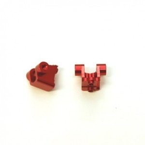 Traxxas TRX-4 Aluminum Rear Lower Shock Mounts (2) (Red)