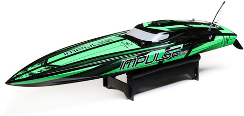 Impulse 32" Deep-V RTR Brushless Boat (Black/Green)