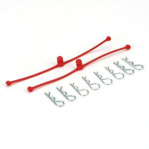 Body Klip Retainers Red (2)