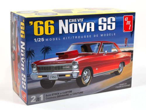 1966 Chevy Nova SS 1:25 Scale Model Kit