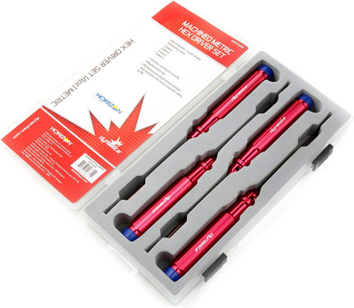 Machined Metric Hex Driver Set (4)