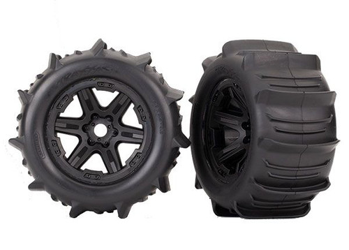 T&W PADDLE TIRE/BLK WHL TSM