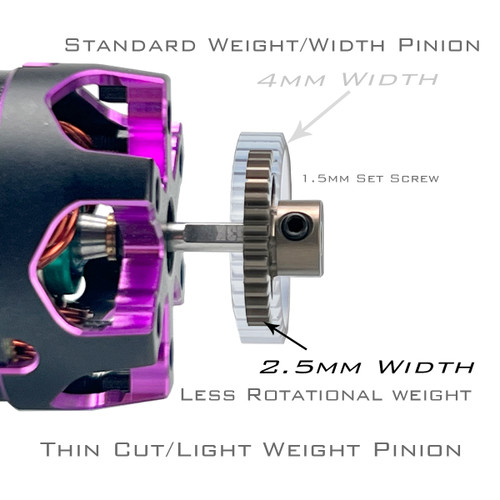 48P ULTRA LIGHTWEIGHT ALUMINUM 24T PINION GEARS