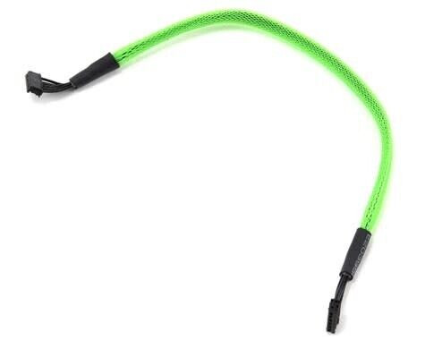 Braided Brushless Motor Sensor Cable (Flo Green) (200mm)