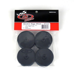 12mm Hex "Speedline" 2.2 1/10 Buggy Front Wheels (4) (B6/RB6) (Black)