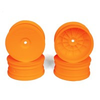 12mm Hex "Speedline" 2.2 1/10 Buggy Front Wheels (4) (B6/RB6) (Orange)