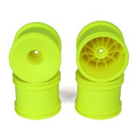 12mm Hex "Speedline" 2.2" 1/10 Stadium Truck Wheel (4) (T4.2) (Yellow)