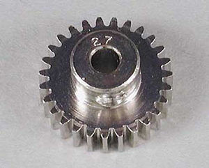 Steel 48P Pinion Gear (3.17mm Bore) (27T)