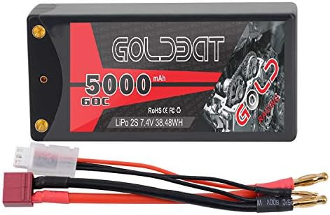 5000mAh 2S 7.4V 60C shorty/4mm bullet
