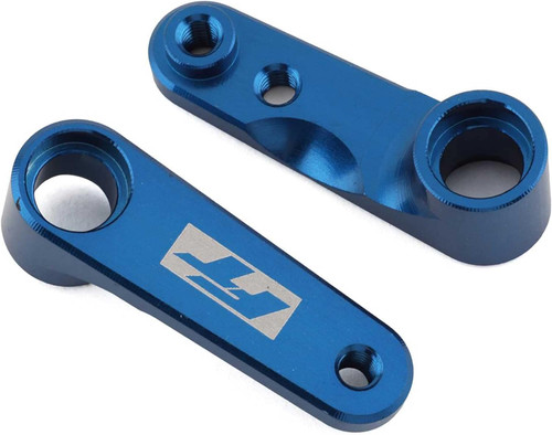 Team Associated RC10B6.4 Factory Team Steering Bell Cranks (Blue)