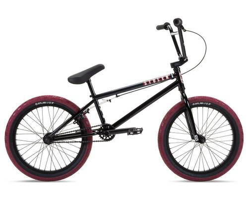 Stolen 2022 Casino 20" BMX Bike (Black/Blood Red) (20.25" Toptube)