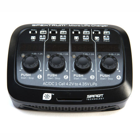 S44 Micro 4-port AC/DC 1S LiPo Smart Charger