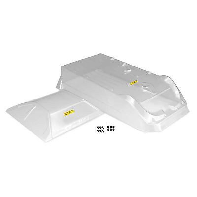 Clear Late Model Body, L8D Decked Wide 10.25" Wheelbase: 1/10