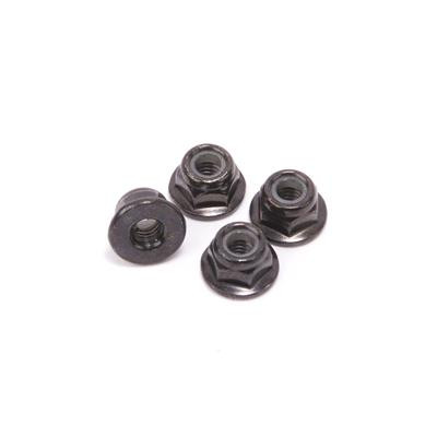 M4 STEEL NYLOC FLANGED NUT (4 PCS)