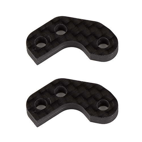 RC10B7 Caster Block Link Mount Set, -1mm