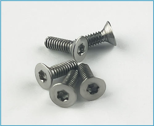 1UP Racing Titanium Pro Duty Flat Head Screws (5) (3x12mm)