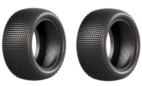 Raw Speed RC Rewind 2.2" 1/10 Buggy Rear Tires (Carpet) (2) (Soft) (No Insert)