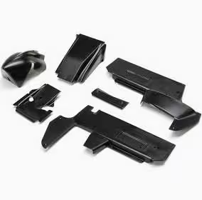 Body Panel Set, Black: 22S Sprint Car