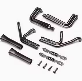 Header Set, Black Chrome: 22S Sprint