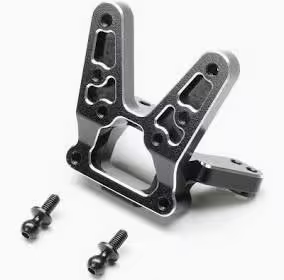 Rear Bulkhead, Aluminum, Black: 22S Sprint