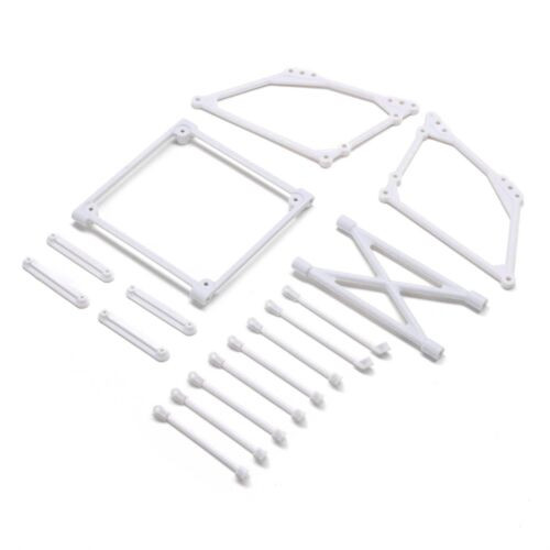 Top Wing Mount Set, White: 22S Sprint