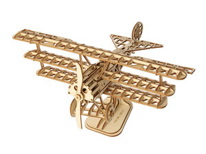 Robotime Rolife 3D Wooden Airplane DIY Puzzle Kit