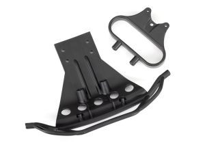 BUMPER FRONT MNT/LENS LED BLK