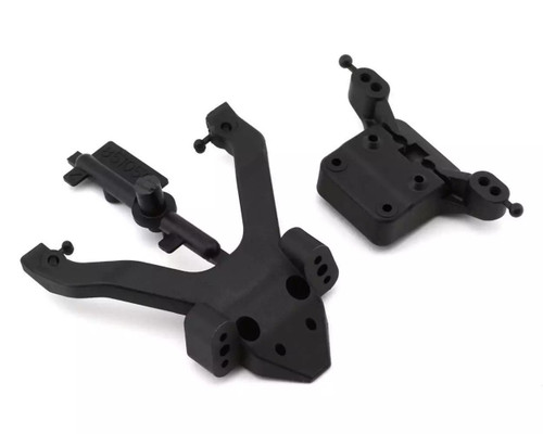 RC10B6.4 Front Top Plate and Ballstud Mount,angled