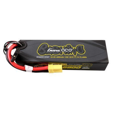 11.1V 6800mAh 3S 120C G-Tech Smart Bashing Hardcase LiPo Battery: EC5