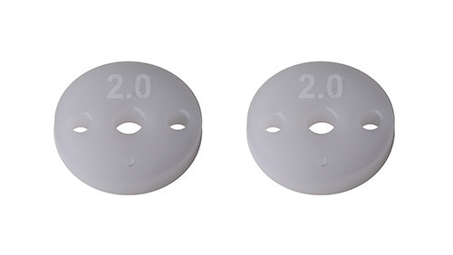 RC10B7 13mm Shock Pistons, 2.5mm, 2x2.0