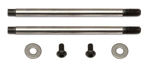 Associated FT 3x27.5 Shock Shaft V2 Chrome B6
