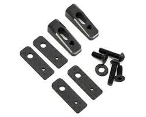Yokomo Aluminum Servo Mount (Black),