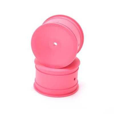 Schumacher 12mm 1/10 Buggy Rear Hex Wheels (Pink) (2)