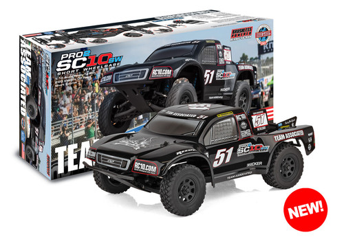 Team Associated Pro2 SC10SW 1/10 RTR 2WD Brushless Short Course Truck (Black) w/2.4GHz Radio