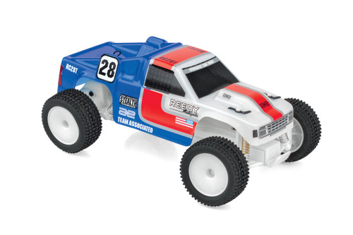 Team Associated RC28T Zoom 1/28 RTR 2WD Micro RC10T Truck w/2.4GHz Radio, Integrated Battery & USB-C Cable