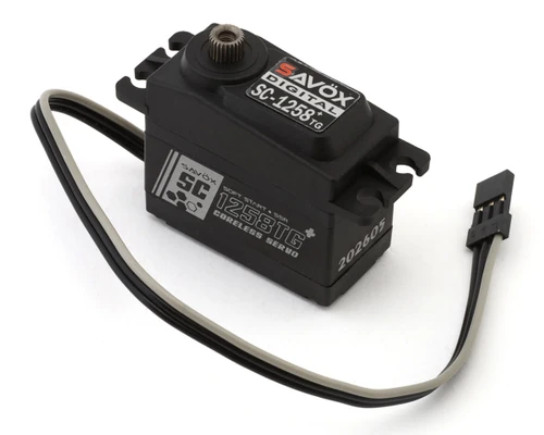 Black Edition, Standard Size Coreless Digital Servo, 0.08sec / 166oz @ 6V