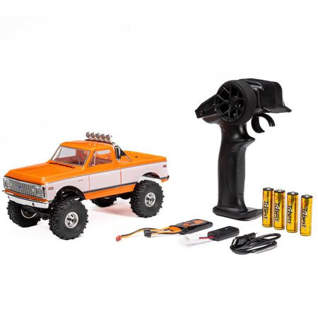 1/24 SCX24 1967-1972 Chevrolet C10 4WD Truck RTR, Orange