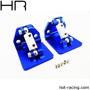 Hot Racing Traxxas Spartan Aluminum Adjustable Trim Tab Set (Blue)