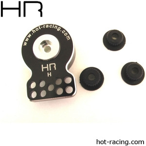 Aluminum CNC Heavy Duty Servo Saver w/Heavy Spring Tension (Black)