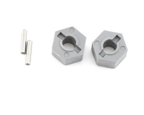 Fr Wheel Hubs,Hex,Axel Pins(2) :RU,ST,SLH