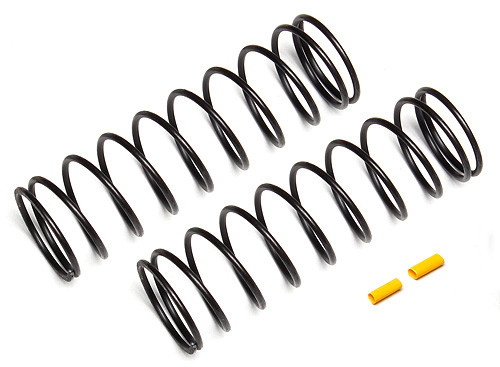 RC8B3 Rear Shock Spring Set (Yellow - 4.6lb/in) (2)