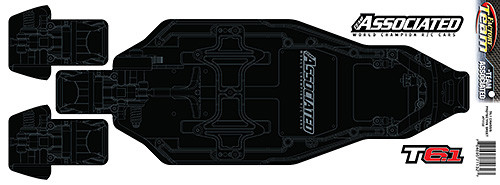 Team Associated T6.1 Factory Team Precut Chassis Protective Sheet,