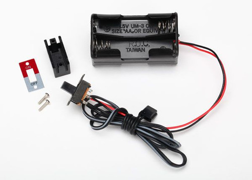 4-Cell Battery Holder w/Switch,