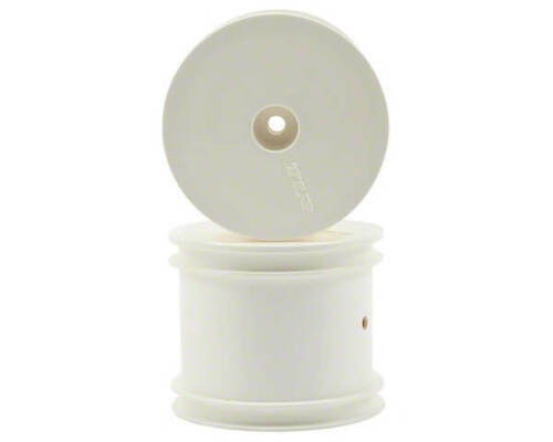 Team Losi Racing 12mm Hex 2.2" 1/10 Stadium Truck Wheels (2) (TLR 22T) (White),