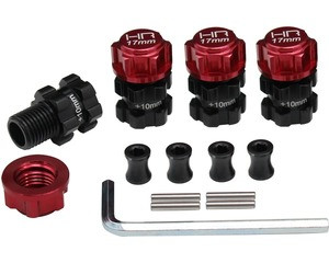 Hot Racing Arrma Granite/Senton Aluminum 12mm Wheel Hub Adapter (4)