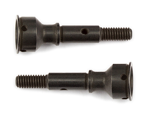 Team Associated RC10B74 66mm Rear CVA Axle (2),